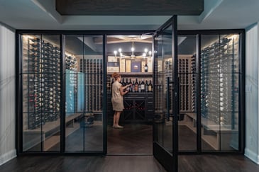 Walk-in bar in Ankeny Basement Remodel