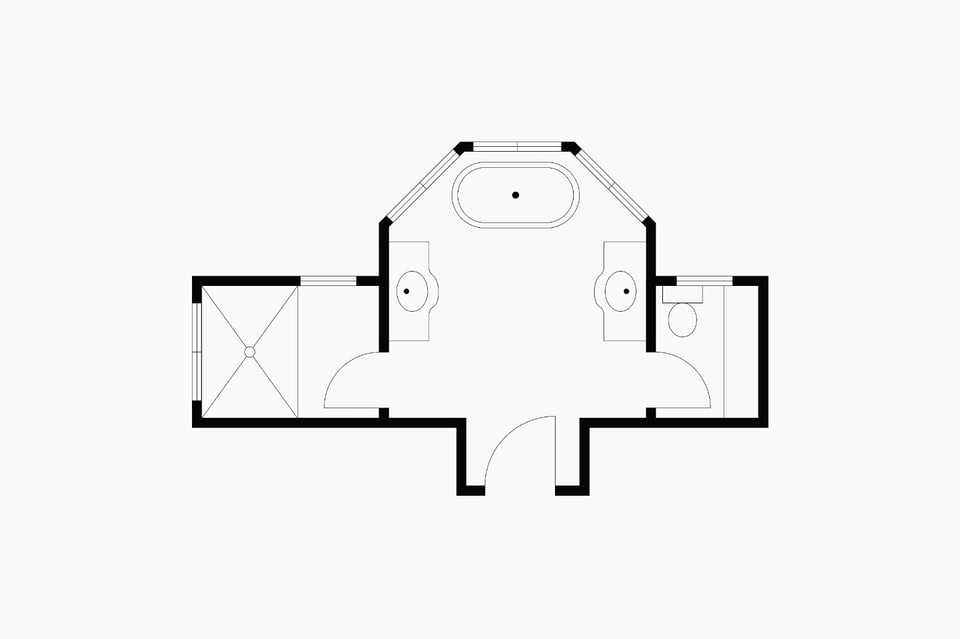 the spread your wings and fly bathroom layout, perfect for large spaces