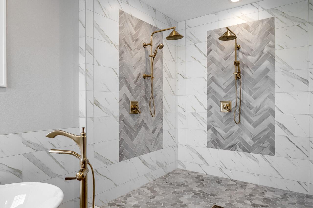 Showers Installed In A Bathroom - Spare Bathroom Remodeling Ideas  |  Compelling Homes