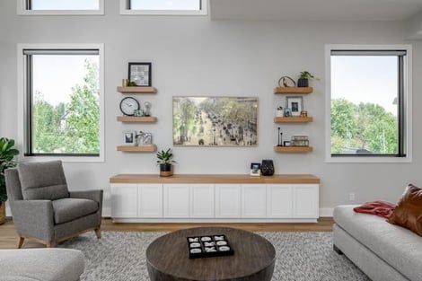 Home Remodel White Open Sitting Area by Compelling Homes Des Moines Tour of Remodeled Homes