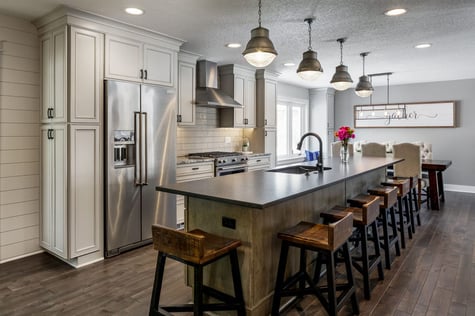 Open Concept Main Floor Scramble With Texture Compelling Homes Open Concept Main Floor Scramble With, Open Concept Kitchen Designs With Island