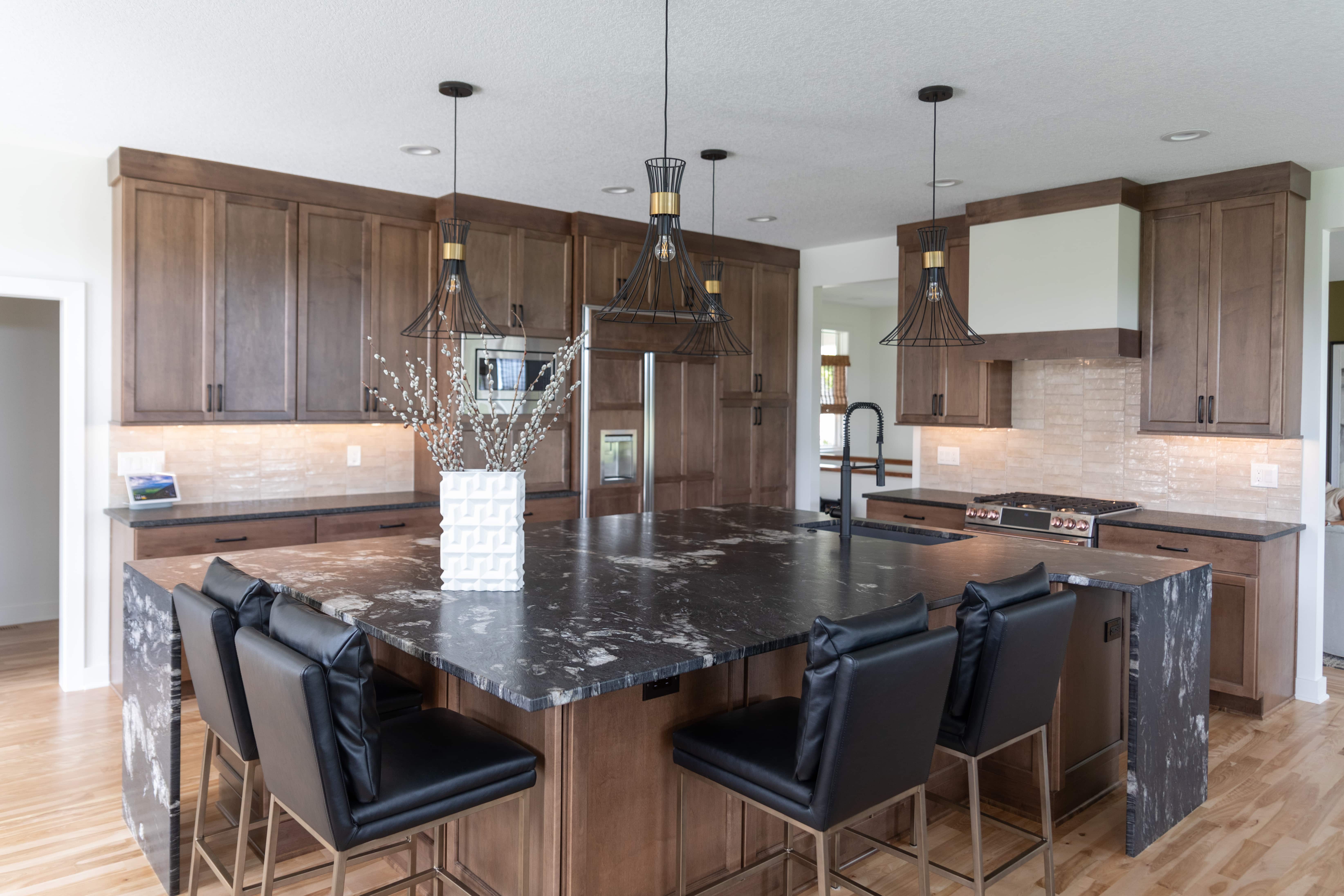 island with pendants