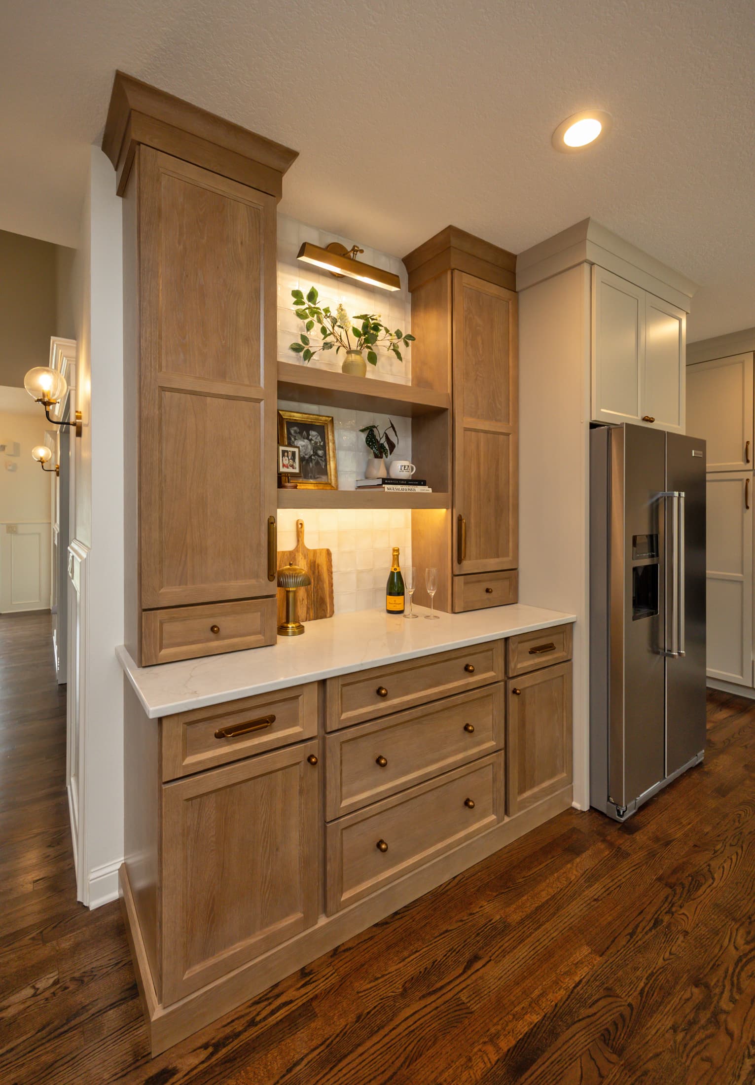 Cabinets In Clive Open Kitchen Remodel
