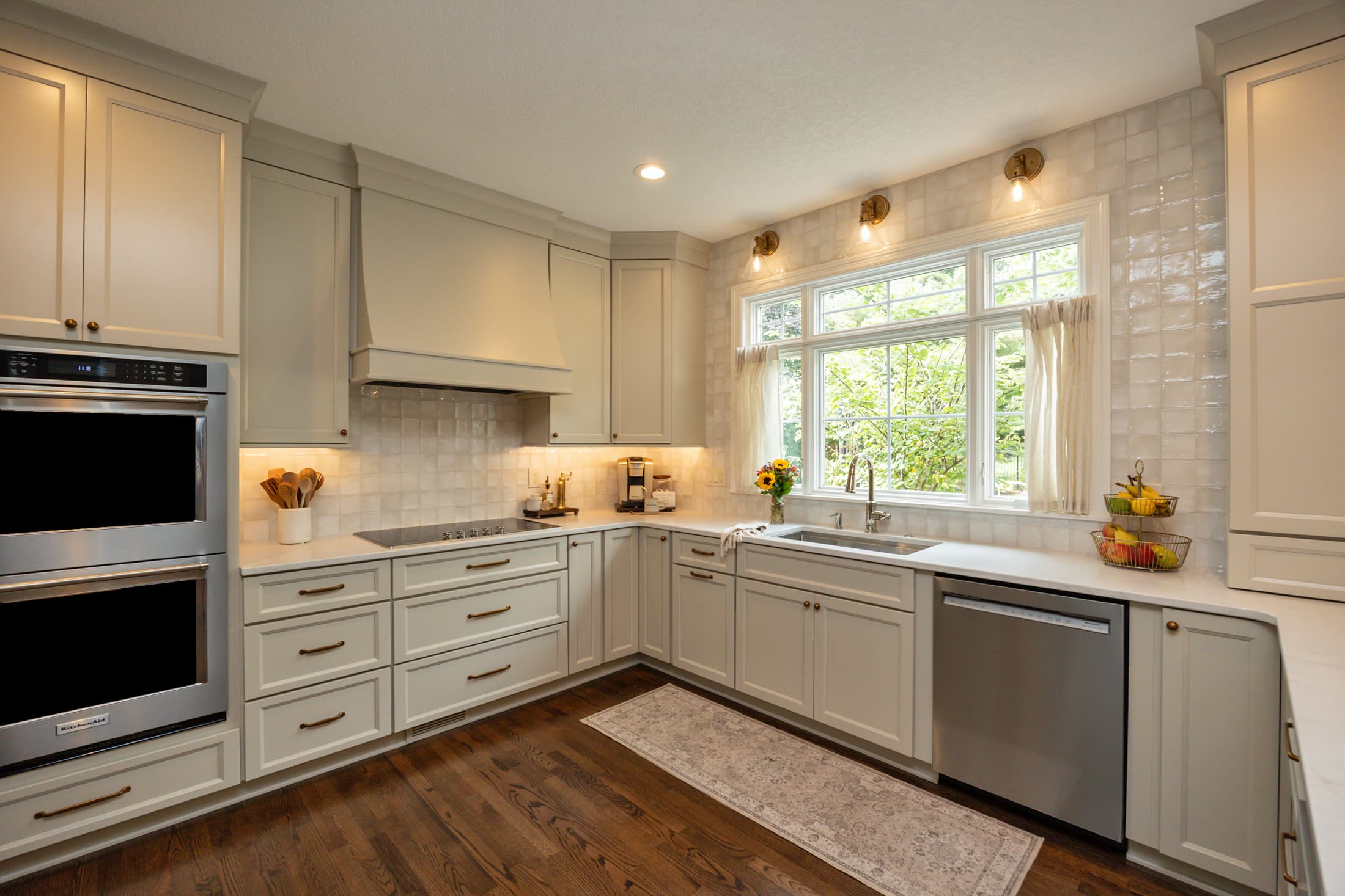 Full Cabinets In Clive Open Kitchen Remodel