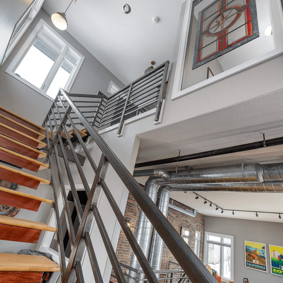 Steel staircase | Compelling Homes