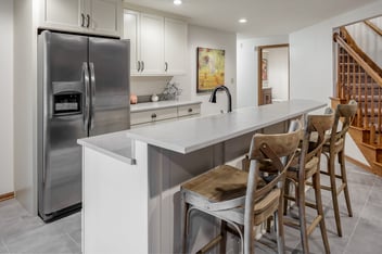 Kitchen in Basement | Compelling Homes