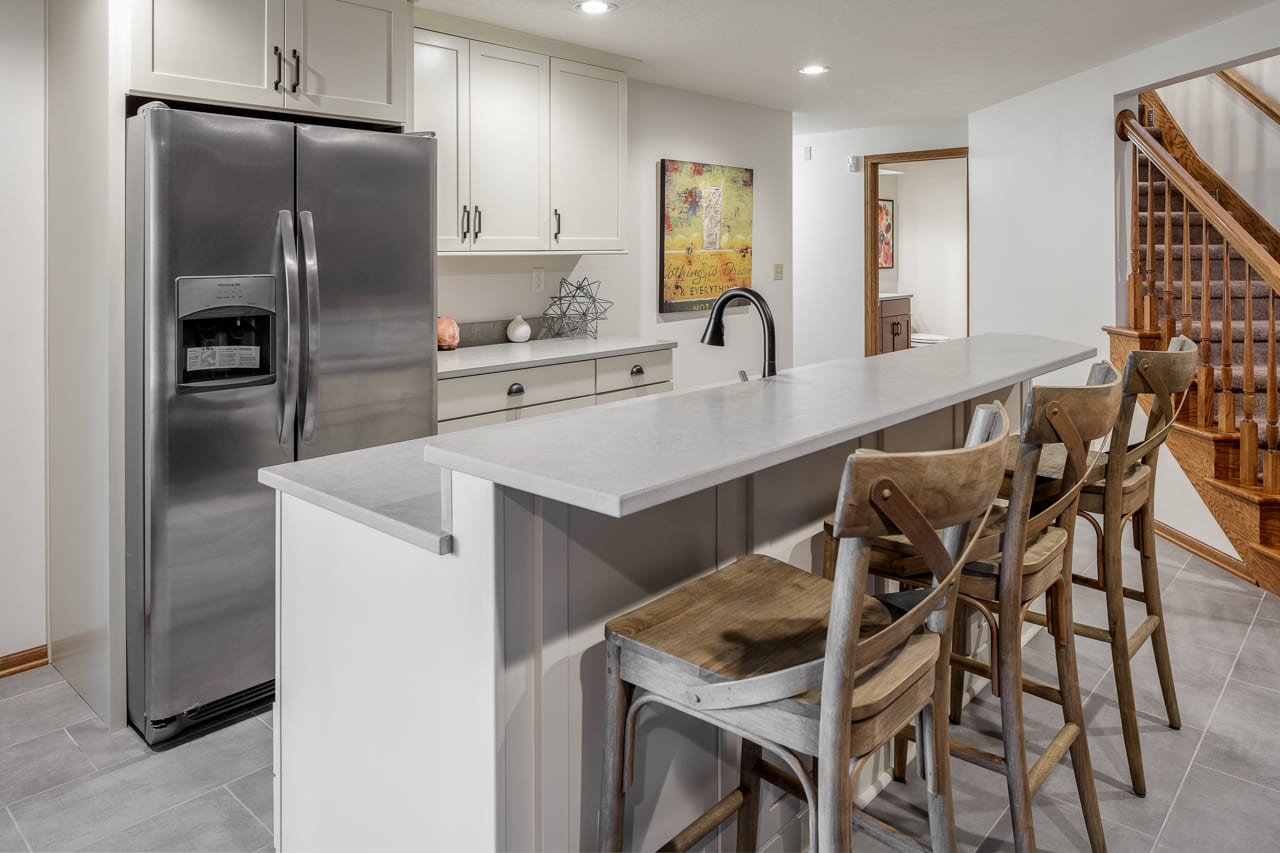 Basement Kitchen | Compelling Homes