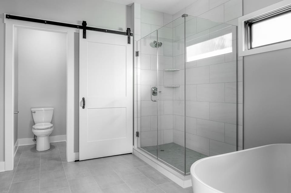 Hidden Toilet in Bathroom Remodel | Compelling Homes