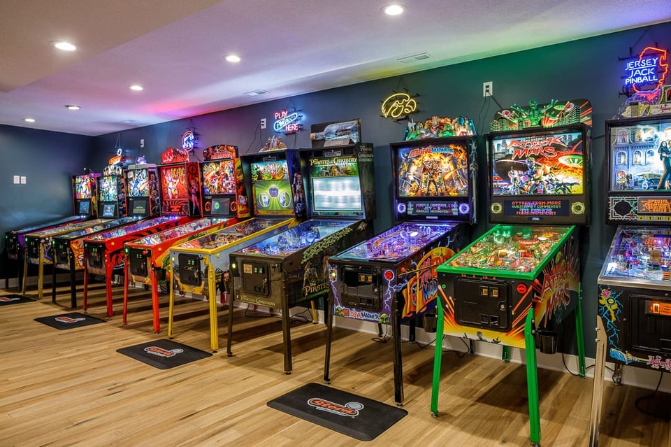 Arcade in Basement Remodel | Compelling Homes