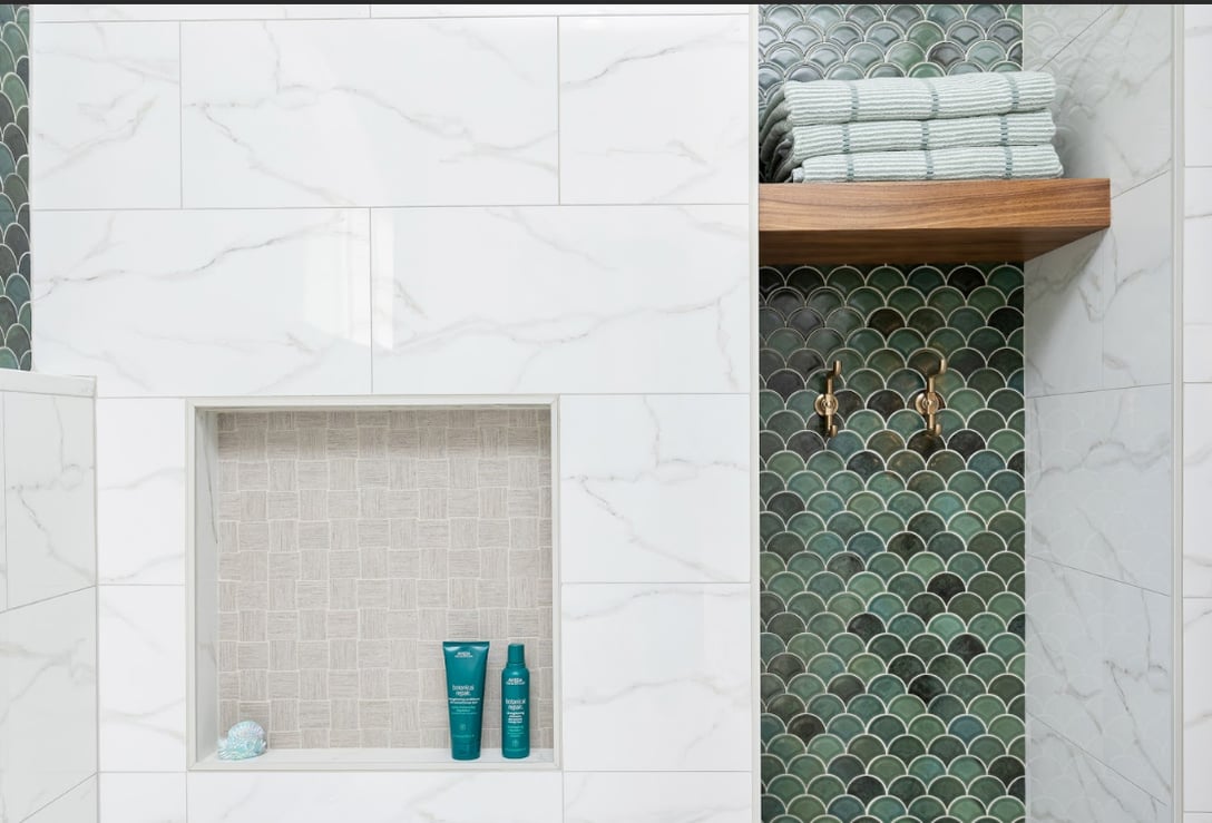 Marble Countertop in Clive Open Kitchen Remodel