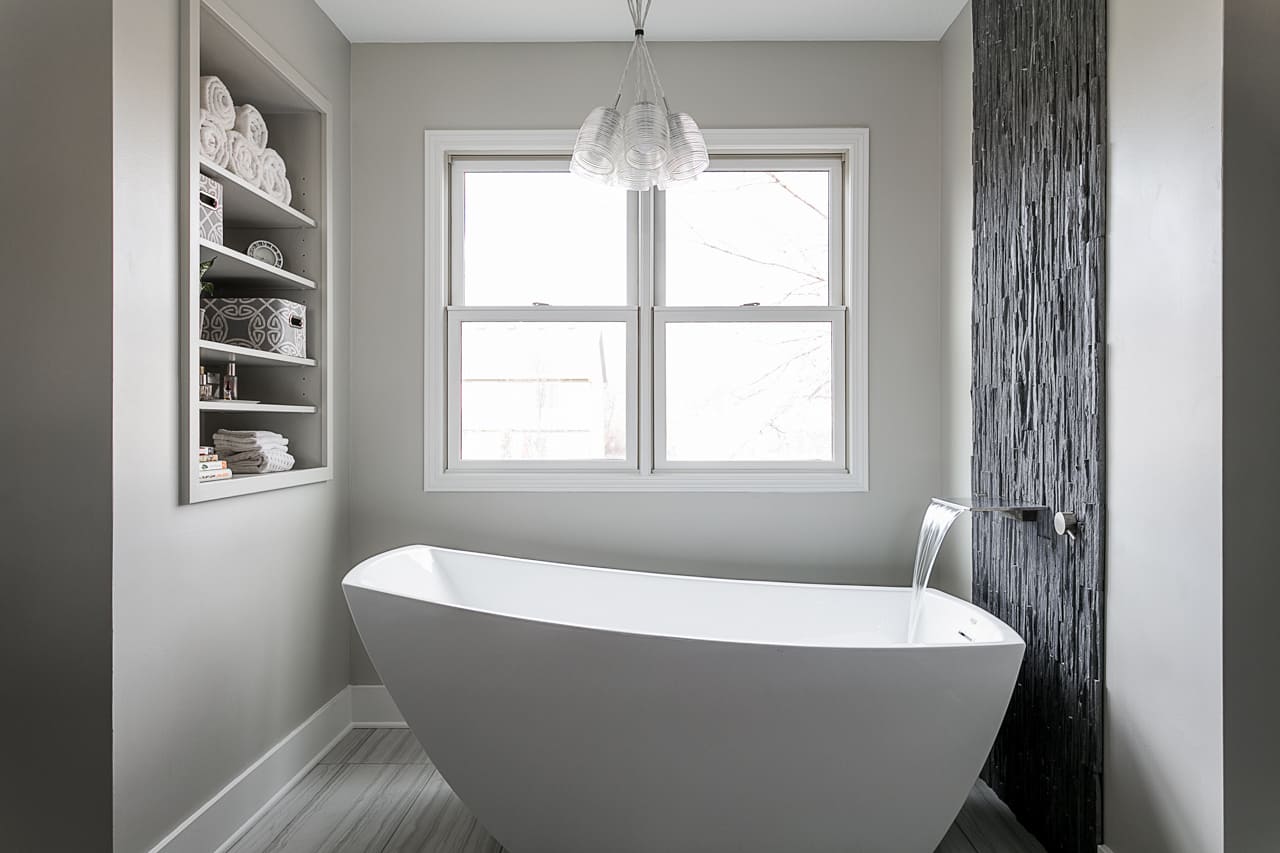 After Bathroom Stand Alone Tub | Compelling Homes