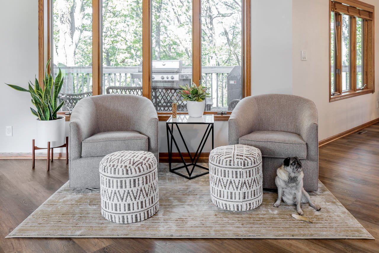Sitting Area Remodel with Pup | Compelling Homes