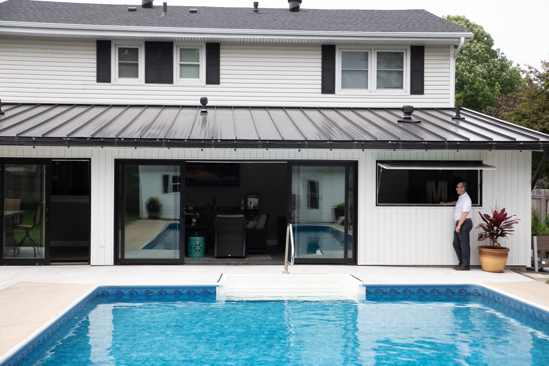 The Pool House the pool needed. 